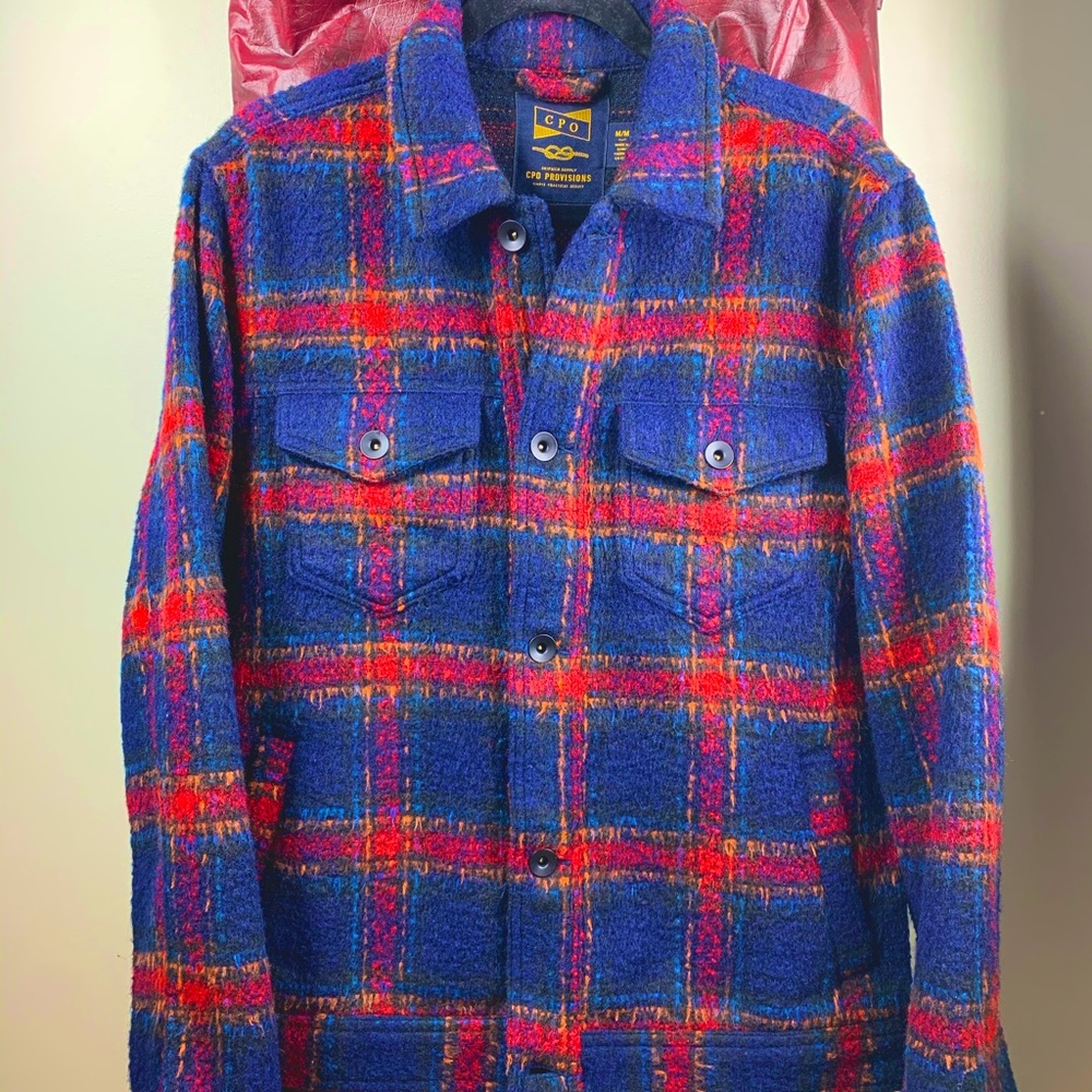 Utility Wool Blend Jacket
